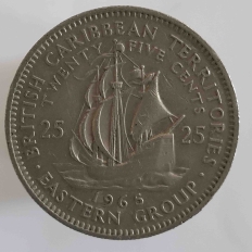 Монеты  Восточных  Британских Карибских Территорий. - Мир монет