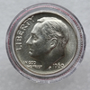 10 центов 1960 г США "Roosevelt Dime".Не была в обращении. Серебро 900 пробы, вес 2,5гр - Мир монет