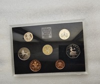 Великобритания. Официальный набор монет 1985г. в  пластике. пруф - Мир монет